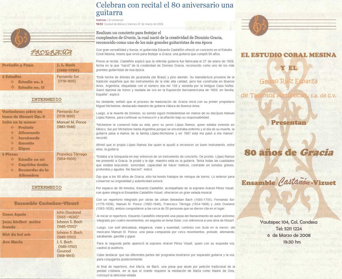 80 años de Gracia